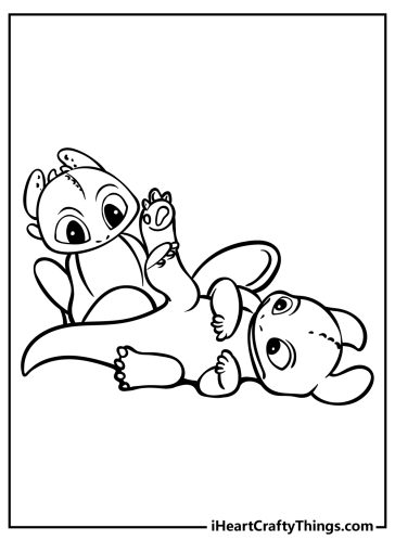 How to train your dragon coloring pages
