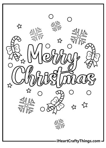Christmas Coloring Pages free printable