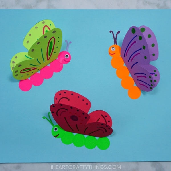 How to Make a 3D Paper Butterfly Craft
