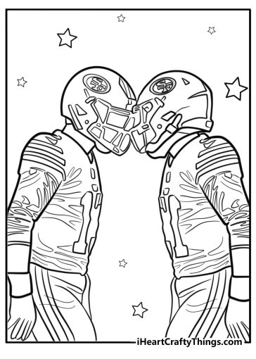 San Francisco 49ers coloring pages