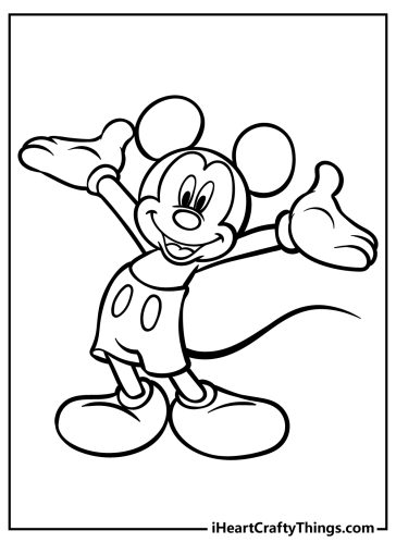 Mickey Mouse coloring pages