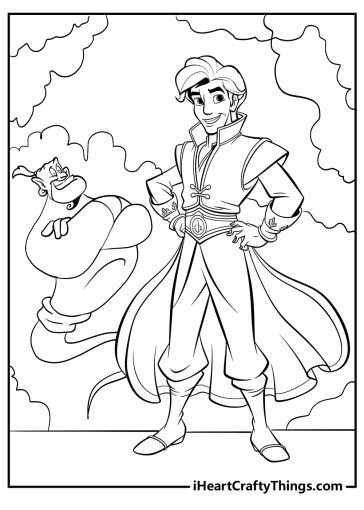 Aladdin coloring pages