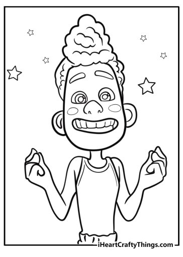 Luca coloring pages