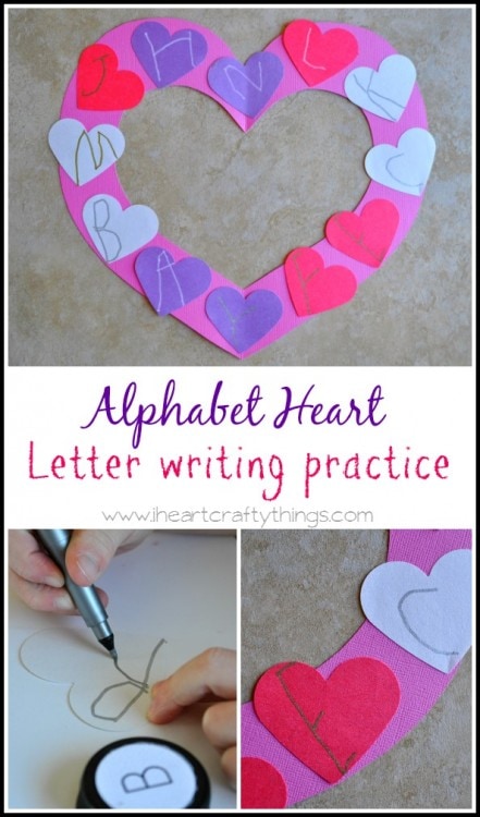 AlphabetHeartLettingWritingPracticePin