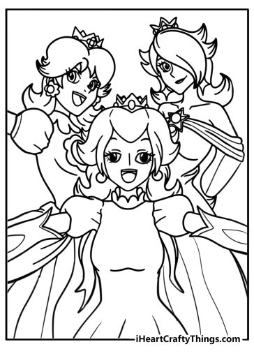 Rosalina coloring pages