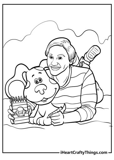 Blues clues coloring pages
