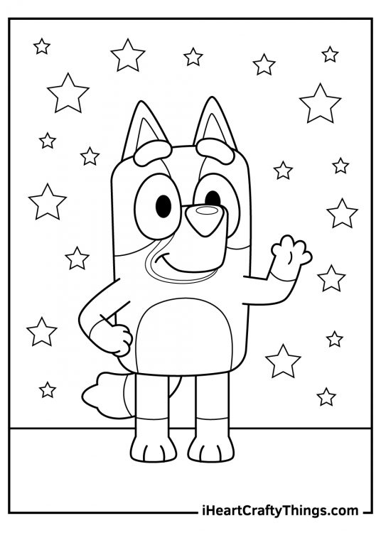 Bluey Coloring Pages