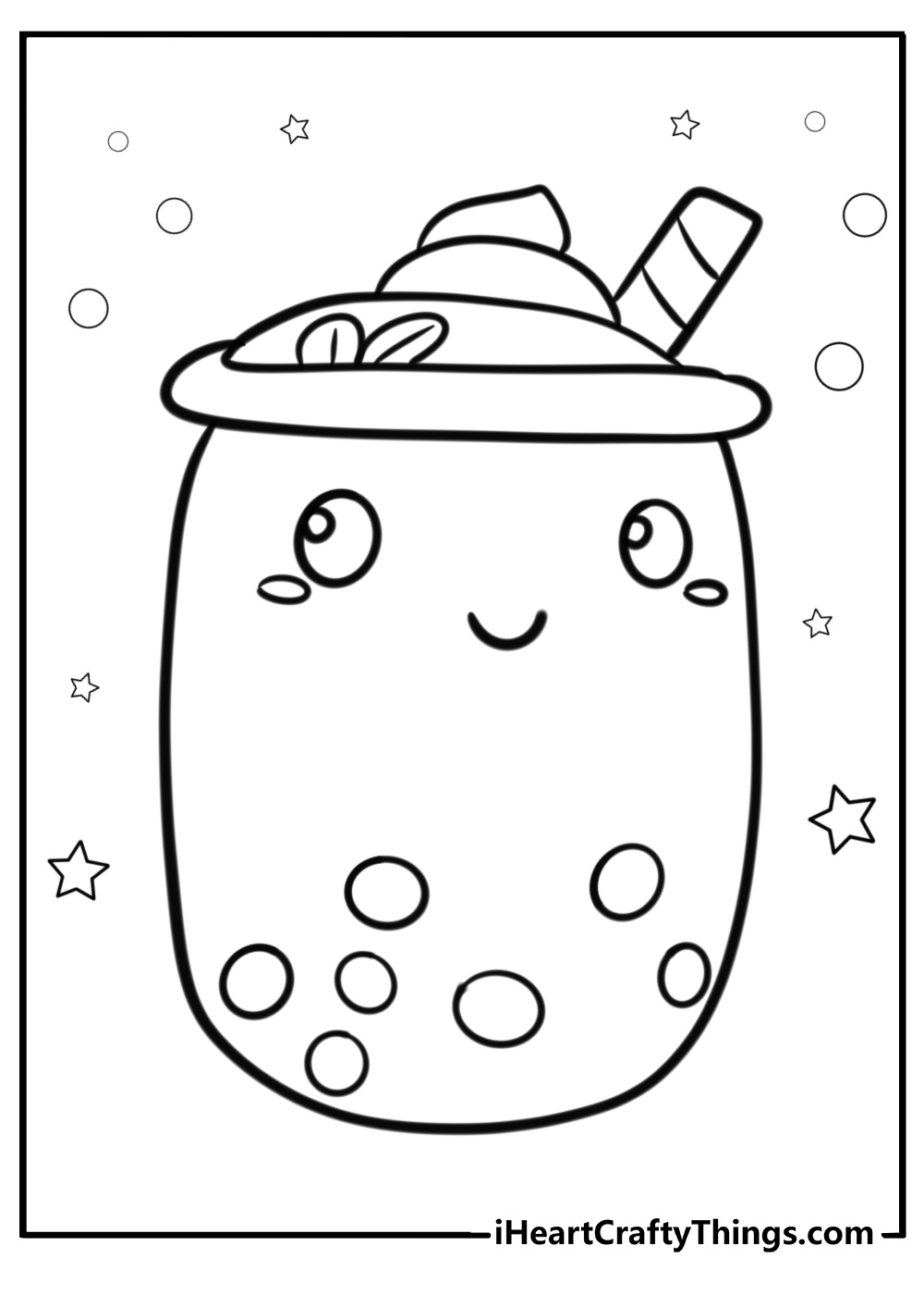 Boba squishmallow coloring pages