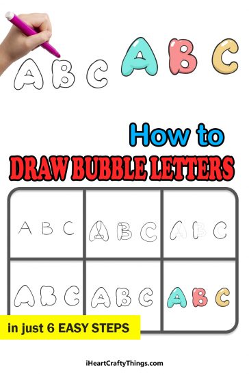 A complete guide on how to draw fun Bubble Letters