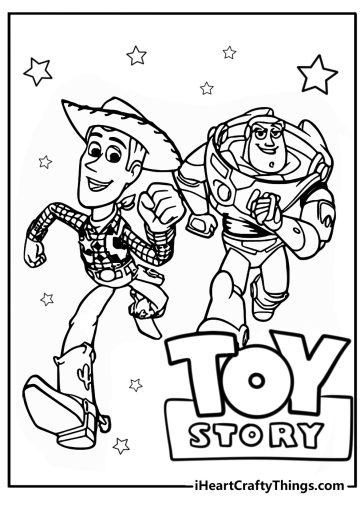 Woody coloring pages
