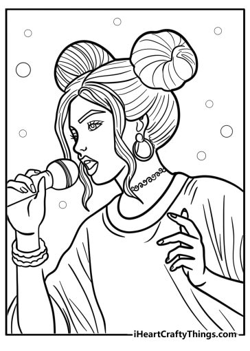 Billie Eilish coloring pages