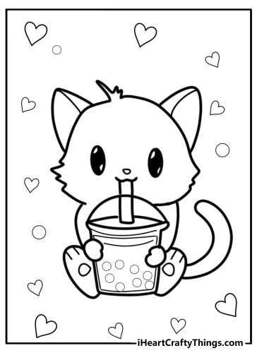 Boba coloring pages