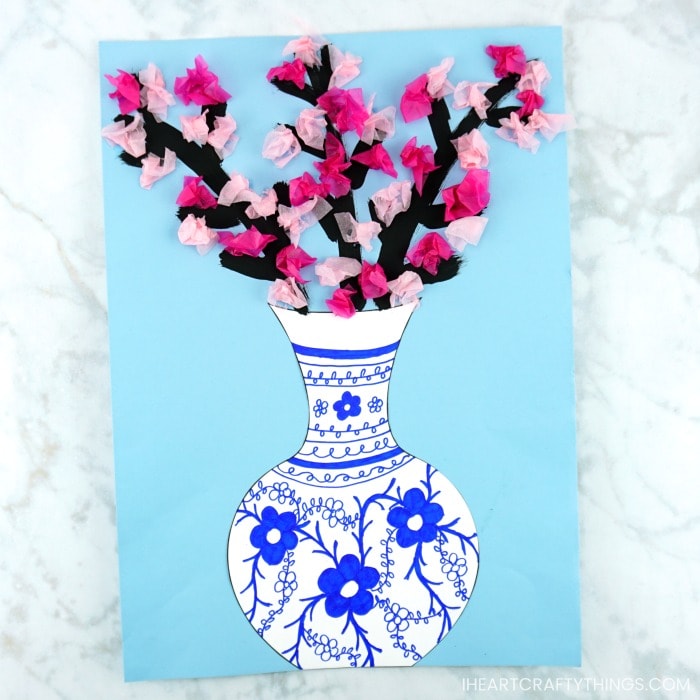 cherry blossom art project 5