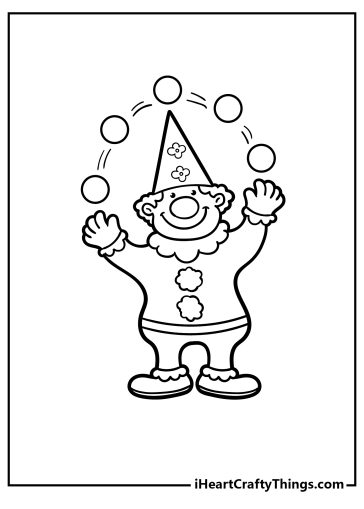 circus coloring pages free printable