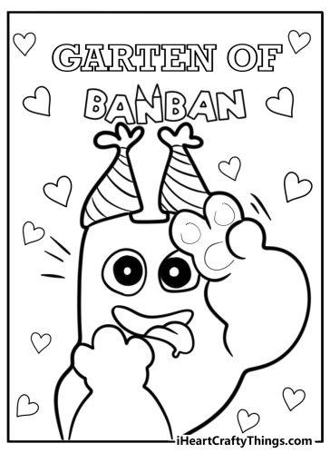 Garten of banban coloring pages