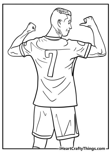 Ronaldo coloring pages