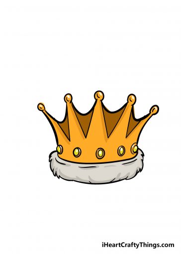 how to draw crown image
