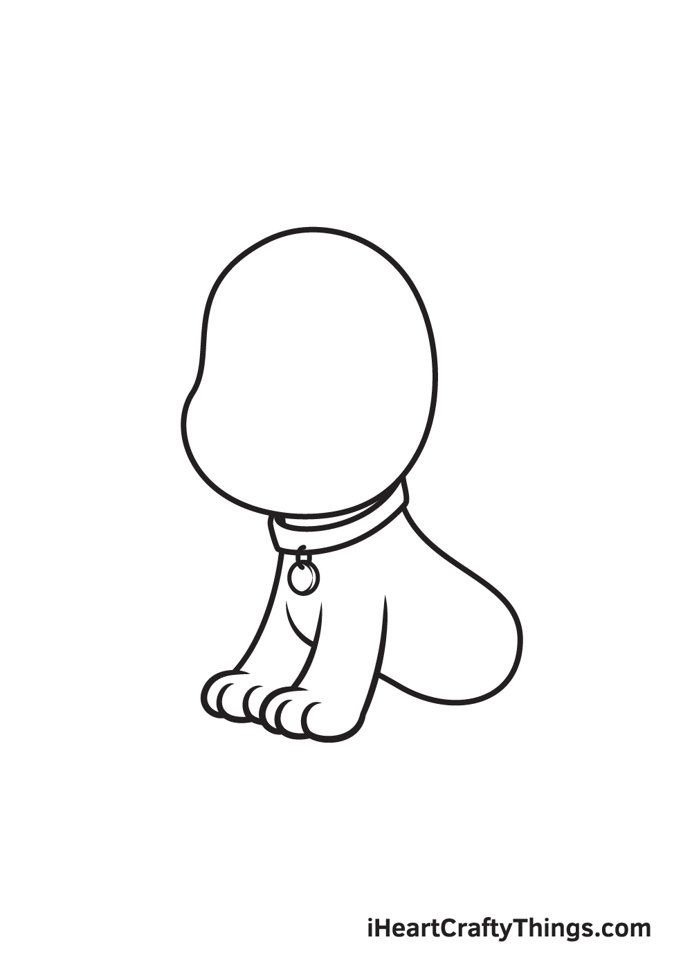 dog drawing - step 4