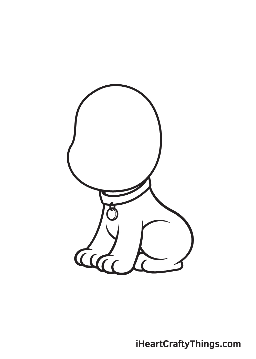 dog drawing - step 5