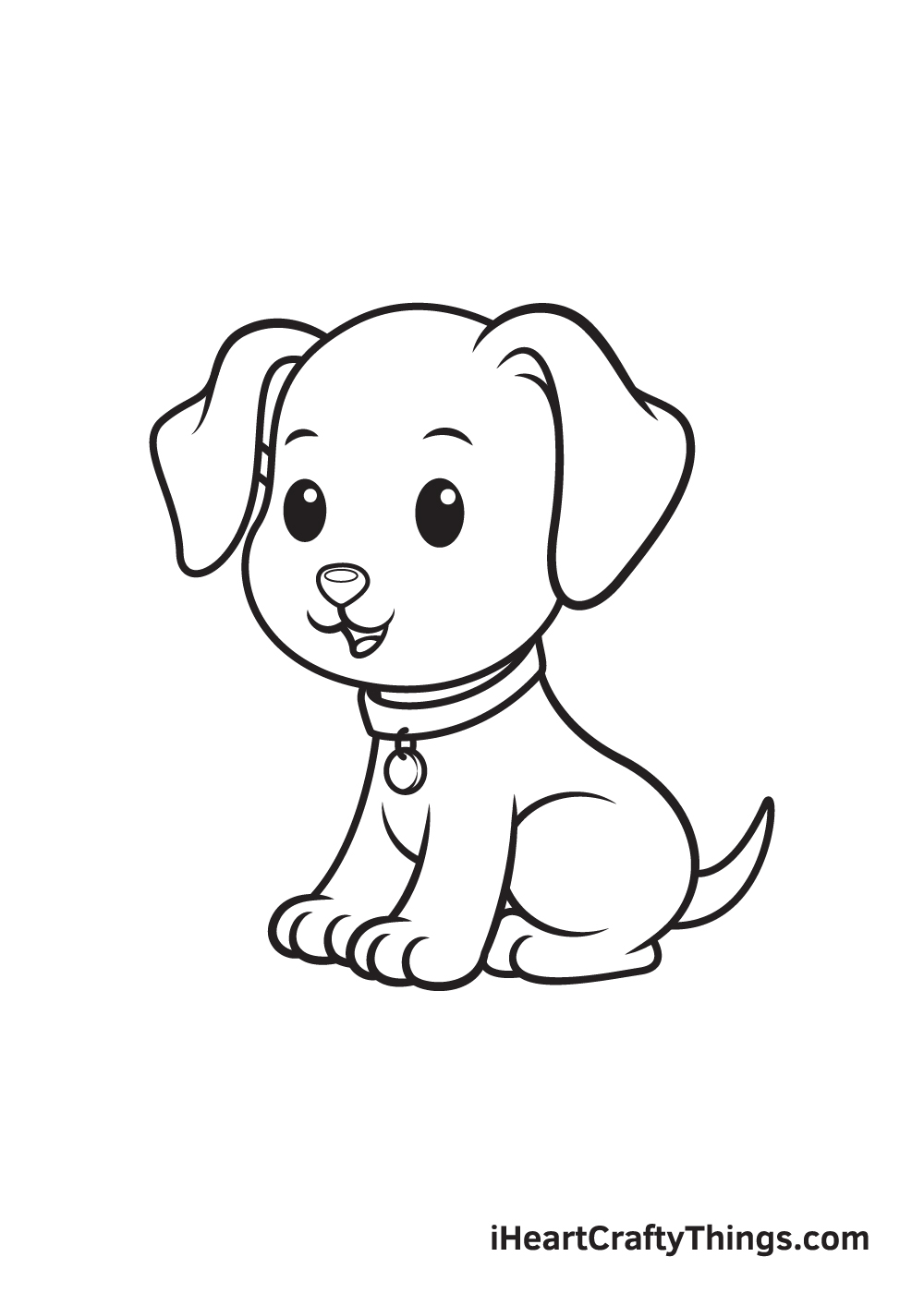 dog drawing - step 9