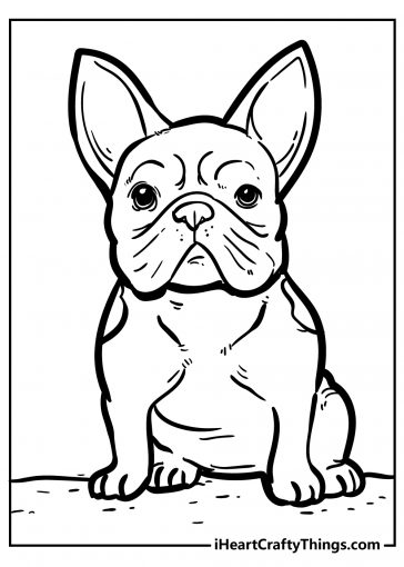 dog coloring pages free printable