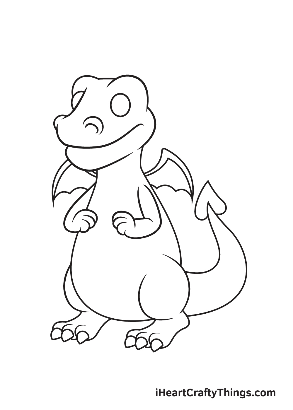 Dragon Drawing – Step 6