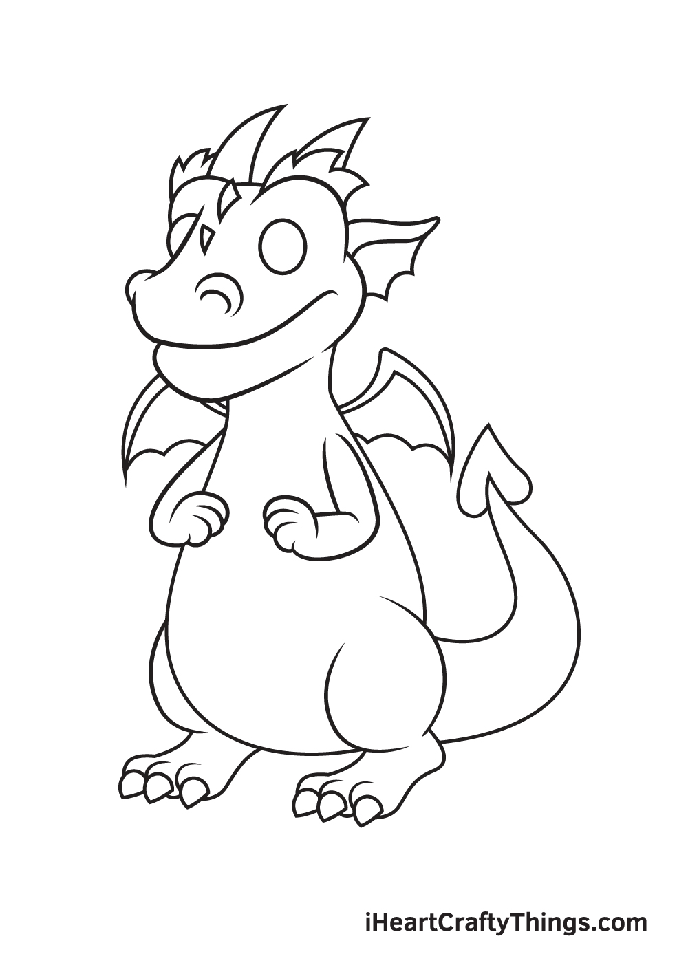 Dragon Drawing – Step 7