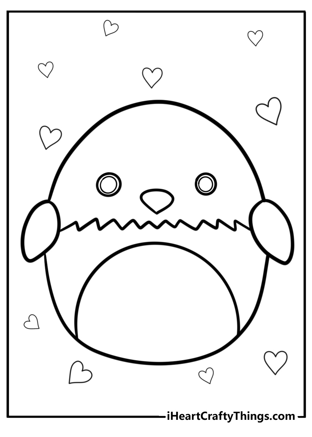 Edward the eagle squishmallow soaring fun coloring page
