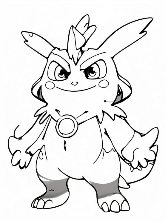 Empoleon Coloring Page