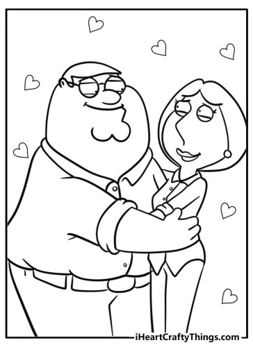 Family guy coloring pages