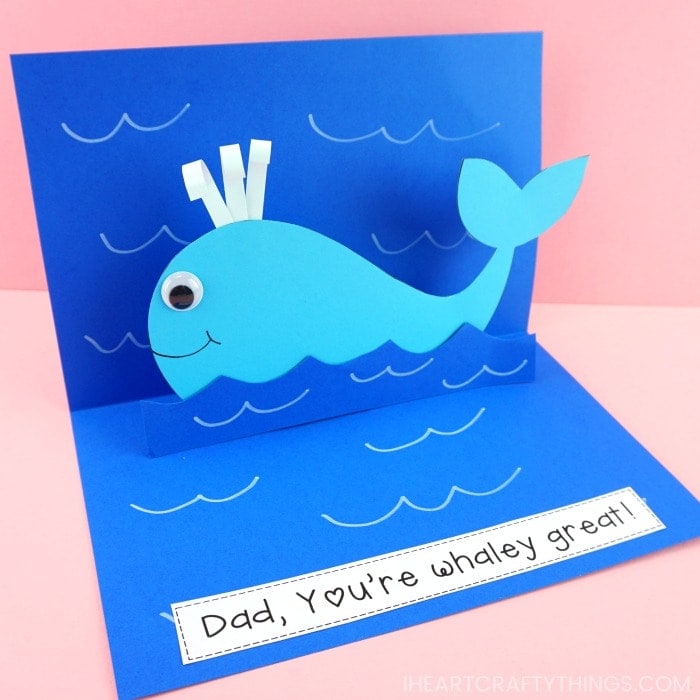 fathers day pop up card 3
