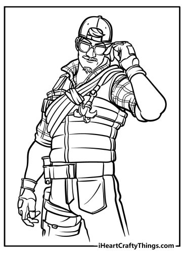 Fortnite Coloring Pages free printable