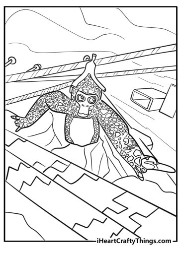 Gorilla tag coloring pages