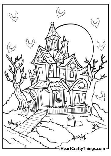 Gothic coloring pages