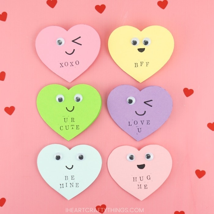 Heart-Shaped Valentine's Day Card