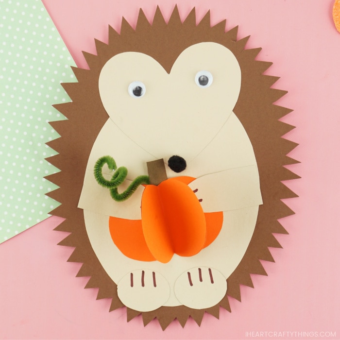 The Cutest Hedgehog Craft