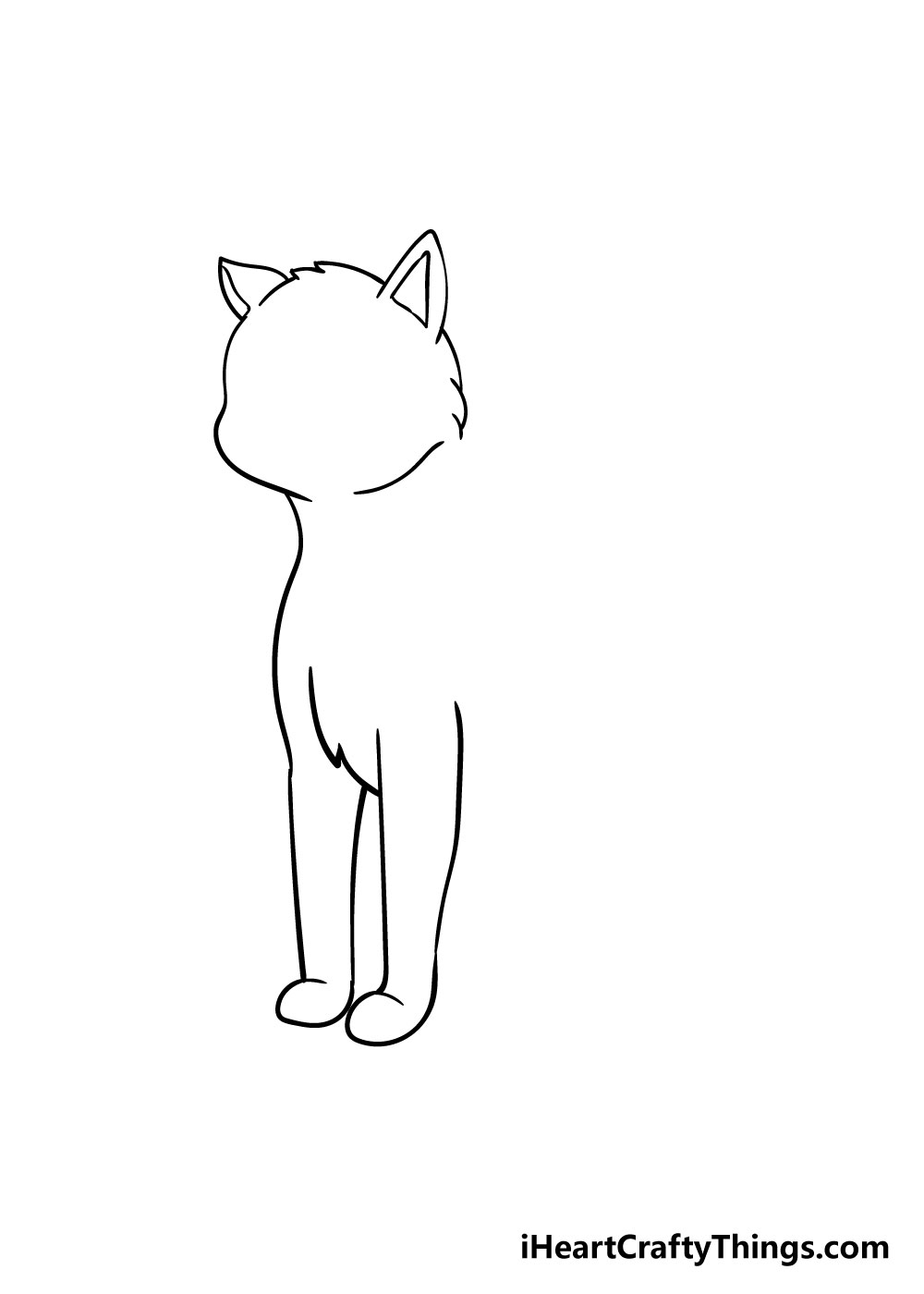 cat drawing step 5