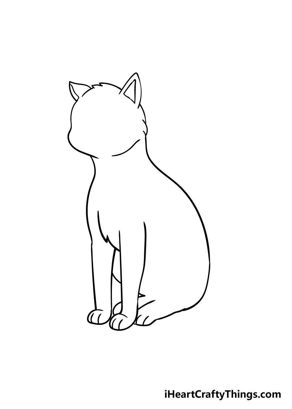 cat drawing step 6