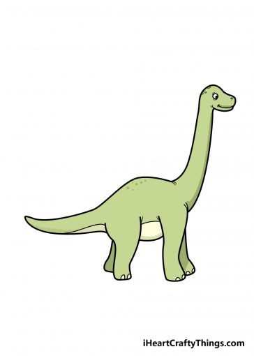how to draw dinosaur image