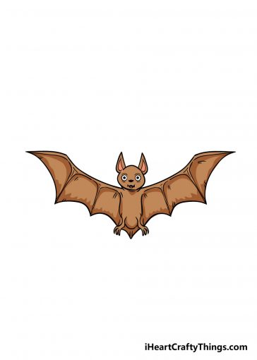 how to draw bat image