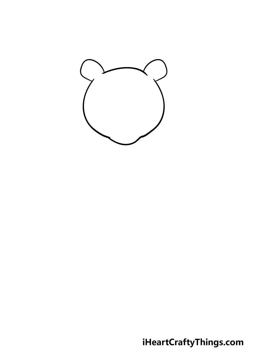 bear drawing step 2