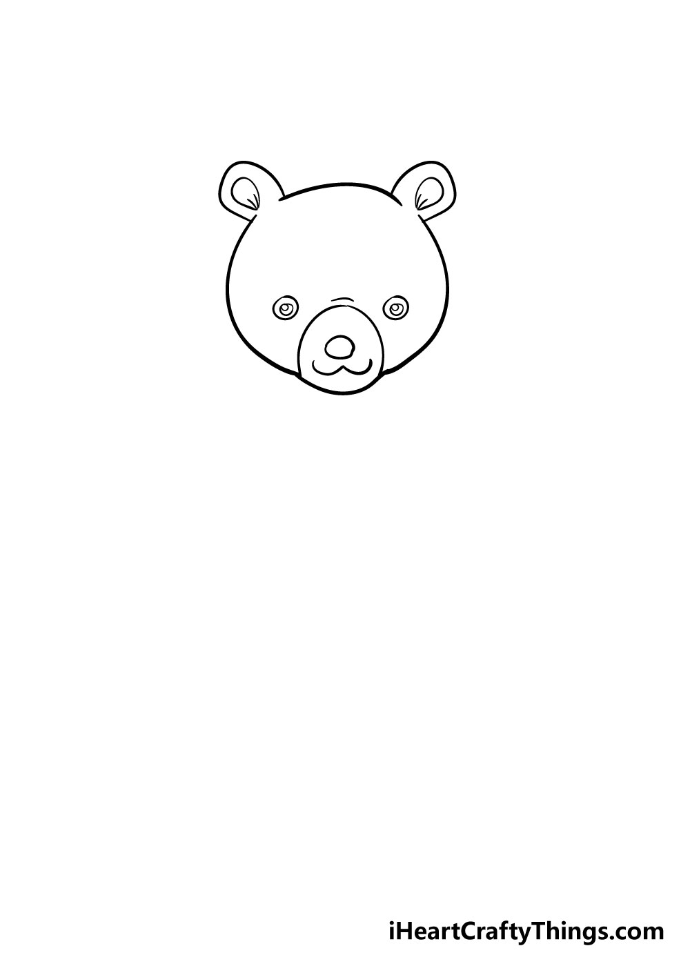 bear drawing step 3