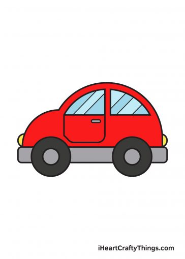 how to draw car image