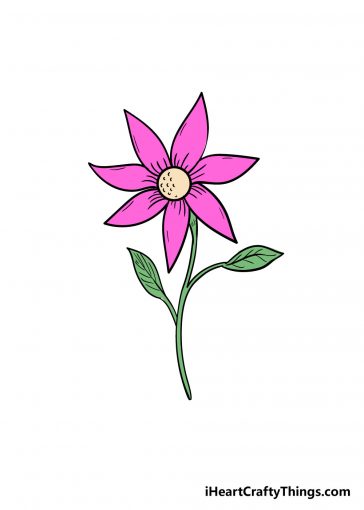 how to draw flower image
