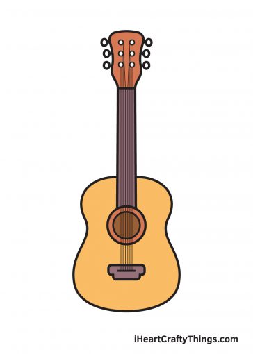 How to Draw Guitar Image