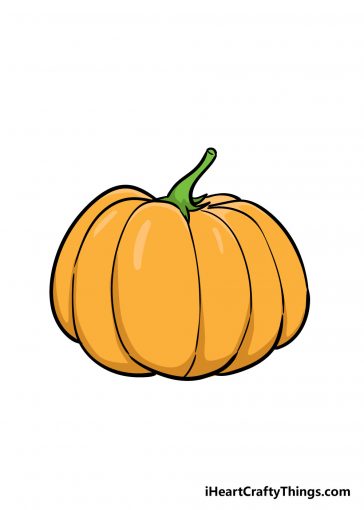 how to draw pumpkin image