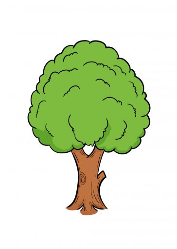 how to draw tree image