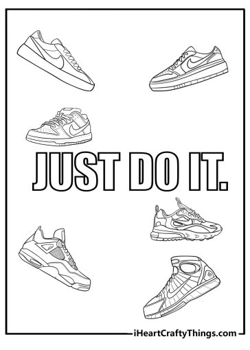 Nike coloring pages