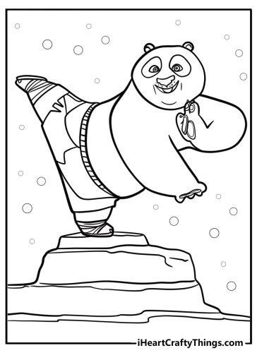 Kung Fu Panda coloring pages