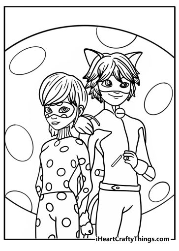 Miraculous Ladybug coloring pages